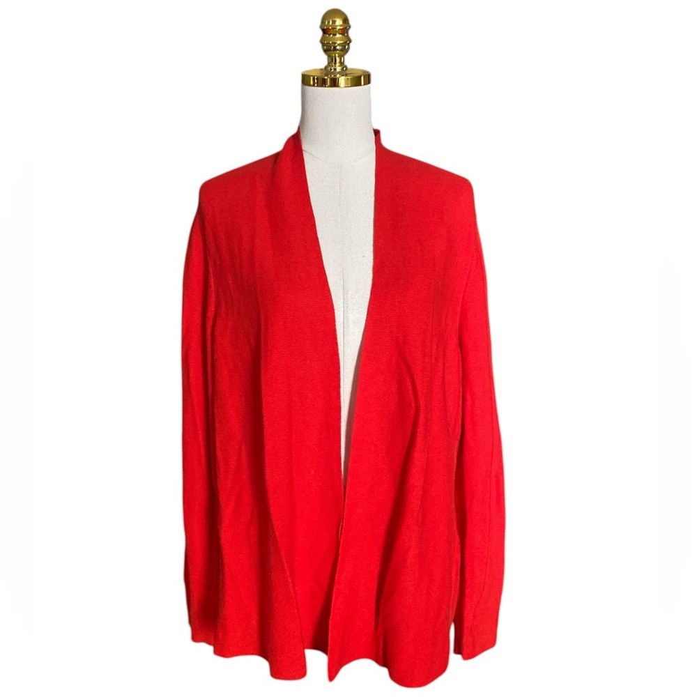Eileen Fisher Women’s Organic Cotton Long Sleeve Open-Front Knit Cardigan XL